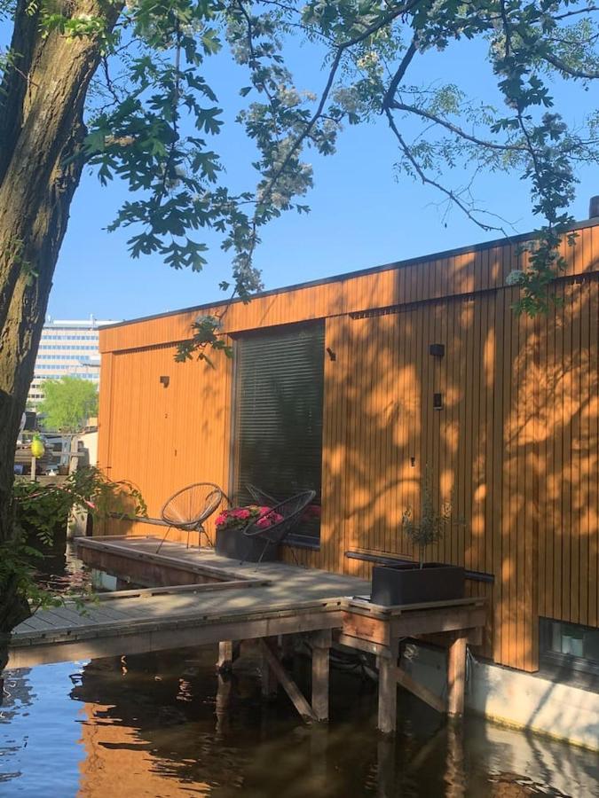 Beautiful Amstel Houseboat Daire Amsterdam Dış mekan fotoğraf